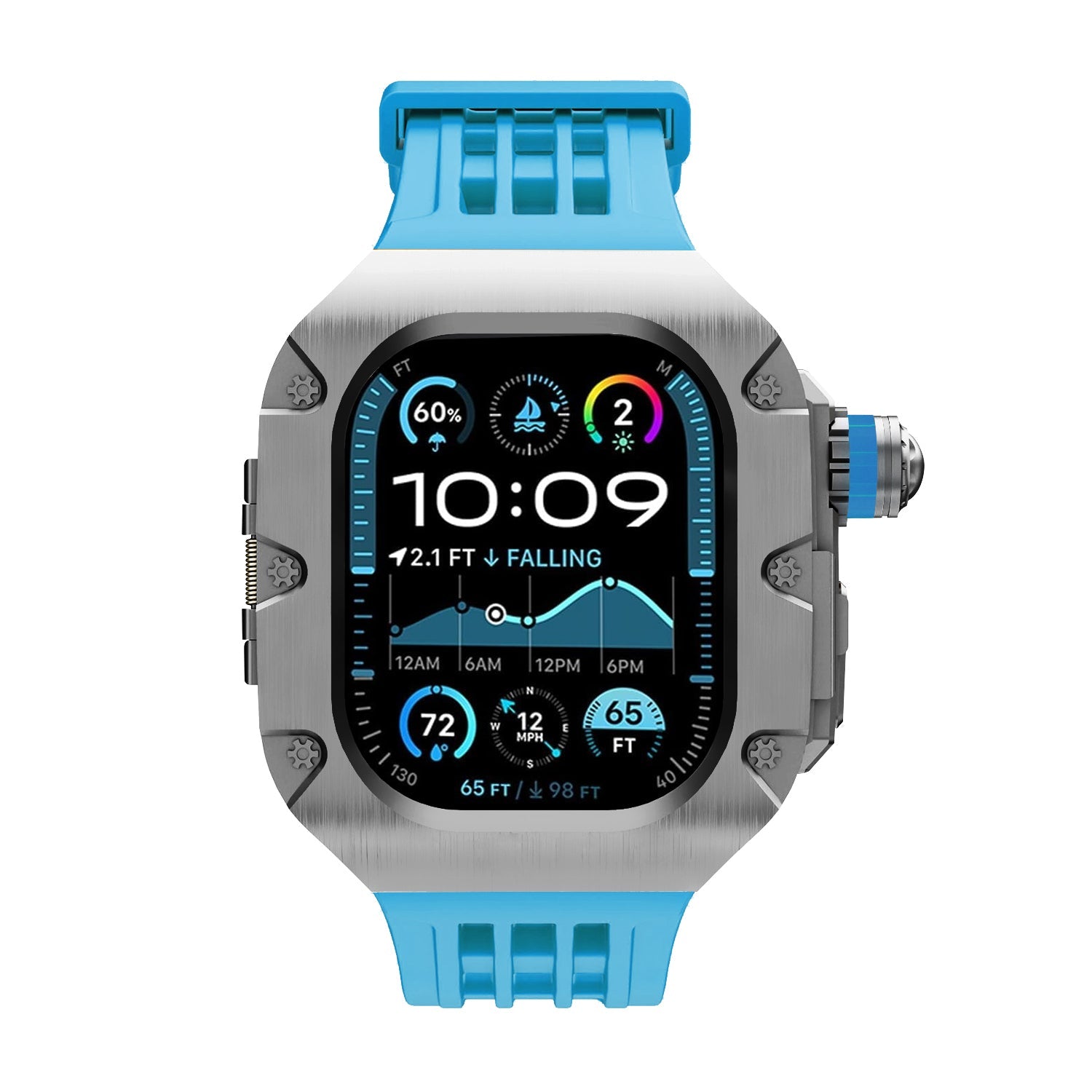 MC-Flipro Apple Watch Case - Titanium Case