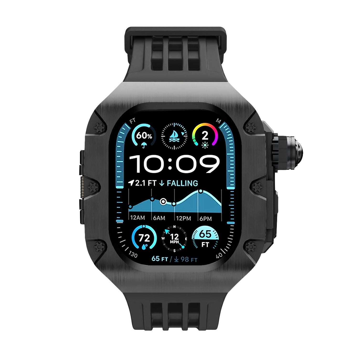 MC-Flipro Apple Watch Case - Titanium Case