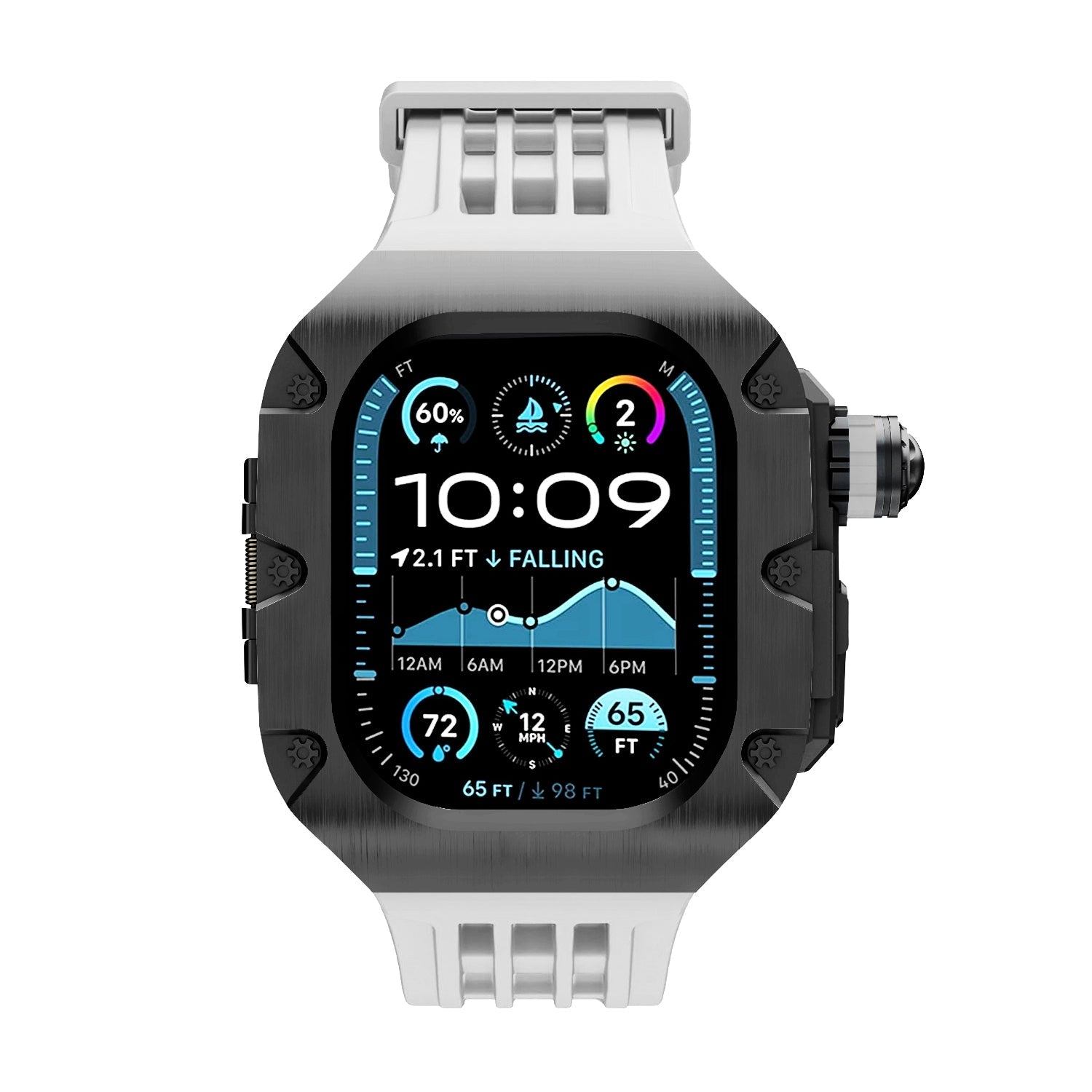 MC-Flipro Apple Watch Case - Titanium Case