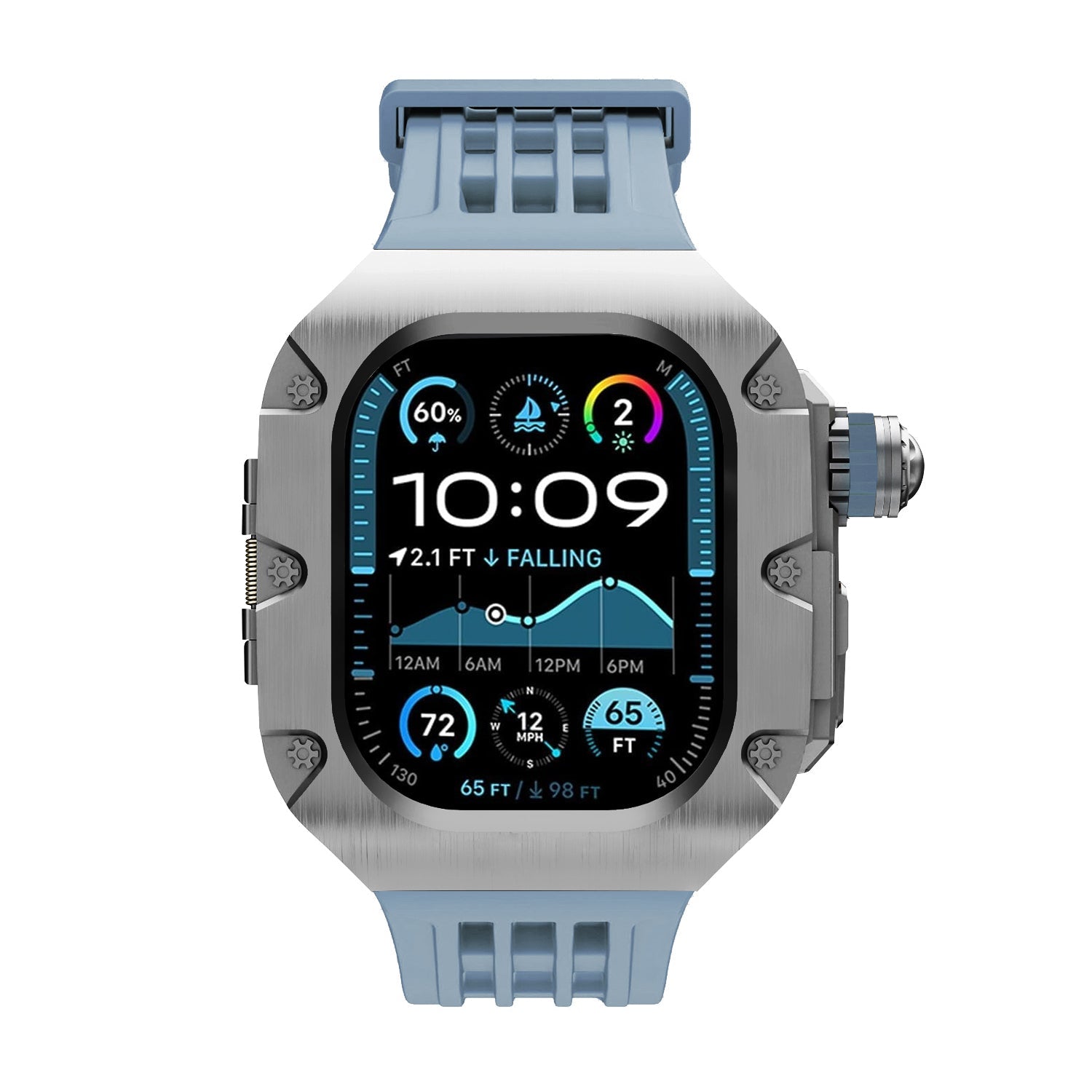 MC-Flipro Apple Watch Case - Titanium Case