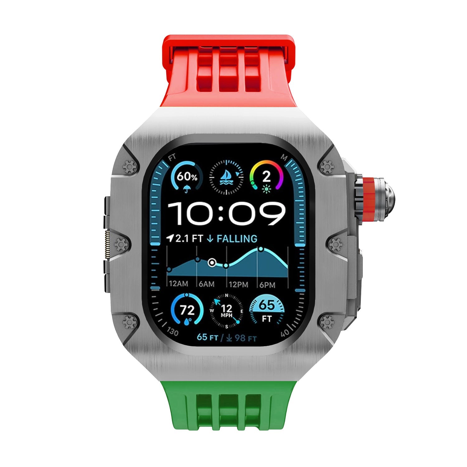 MC-Flipro Apple Watch Case - Titanium Case