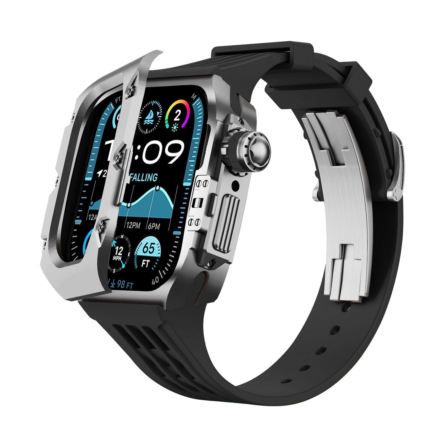 MC-Flipro Apple Watch Case - Titanium Case