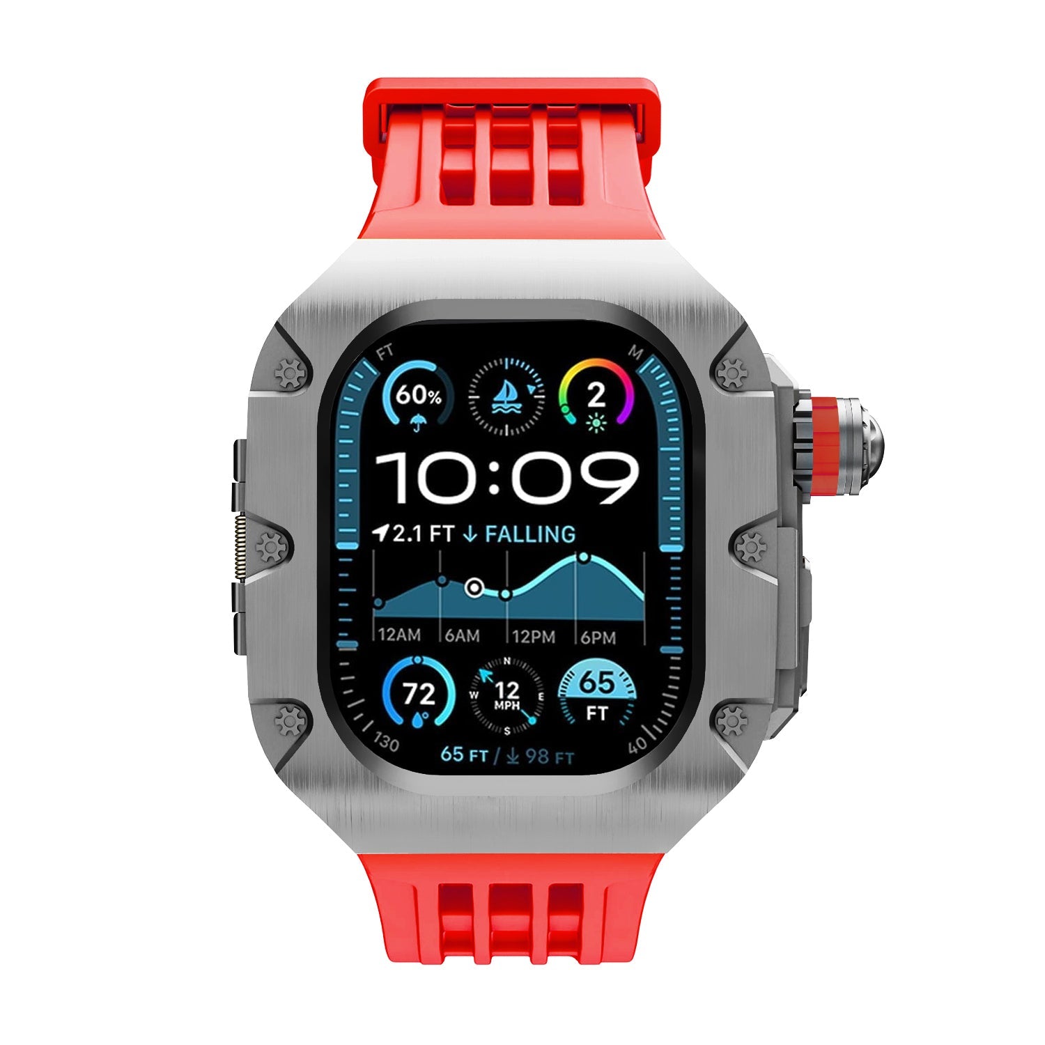 MC-Flipro Apple Watch Case - Titanium Case